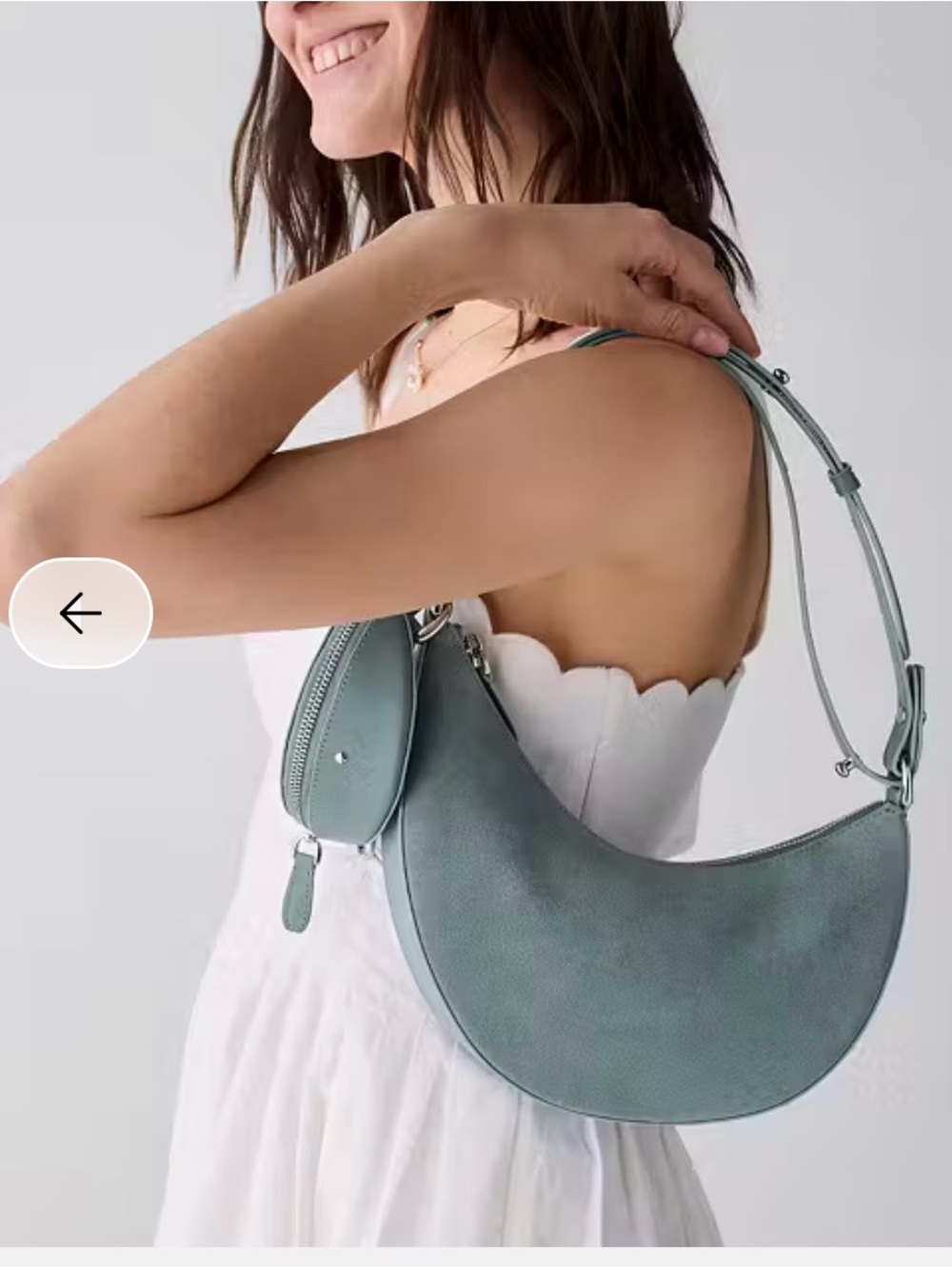 Kate Spade Duo Suede Crossbody Bag - Dark English Sea